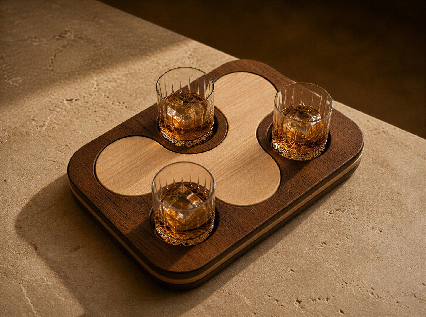 Nocturne Serving & Drinks Tray