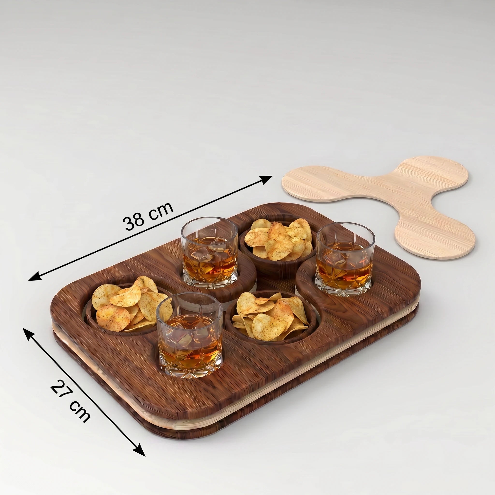 Nocturne Serving & Drinks Tray