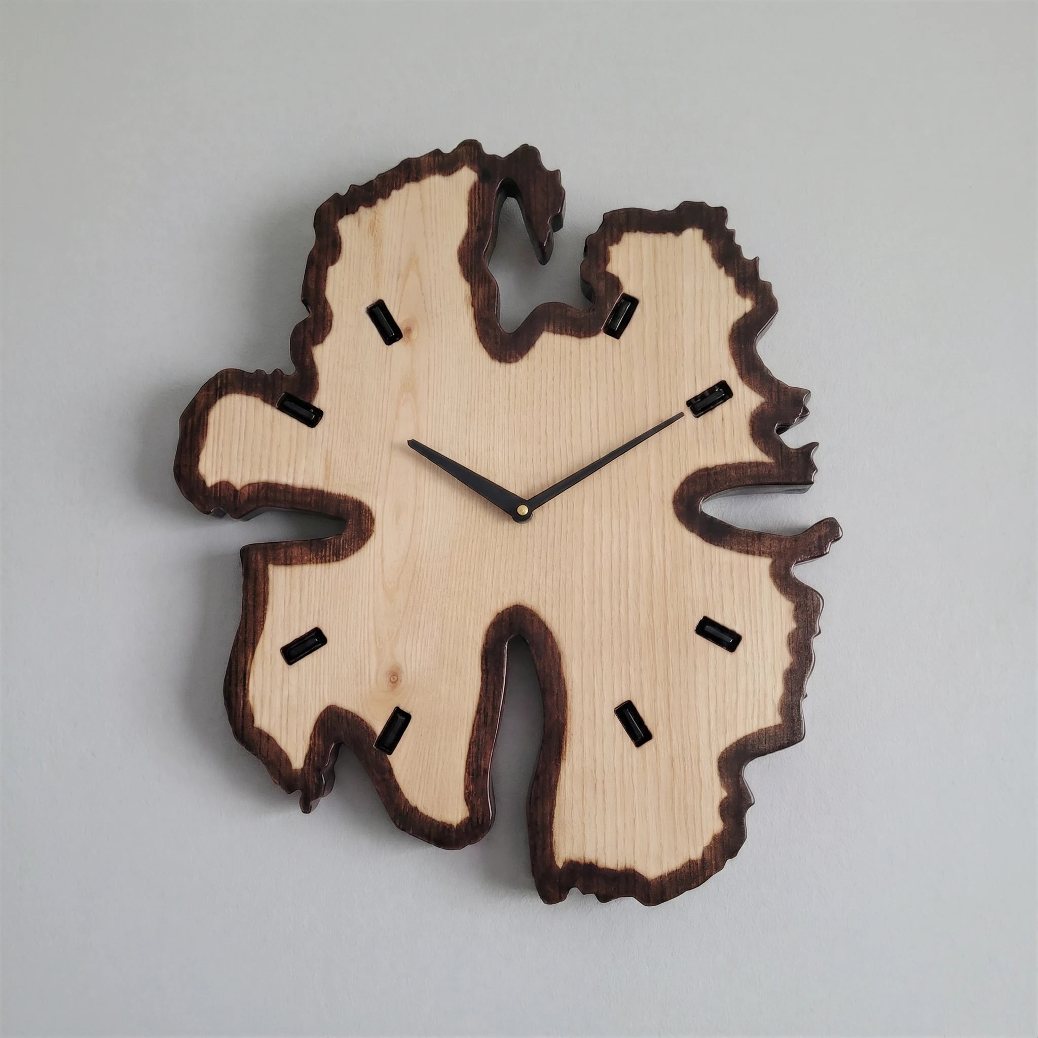 Organic Wall Clock (Natural Wood)