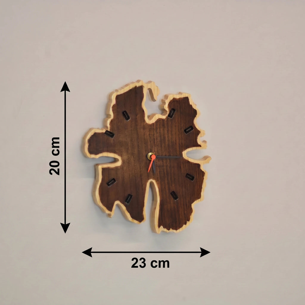 Organic Wall Clock (Walnut)