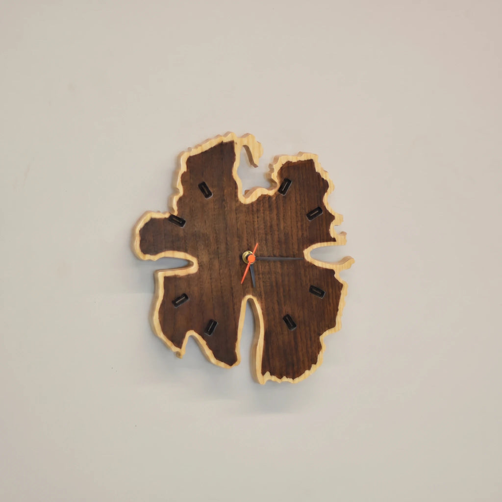 Organic Wall Clock (Walnut)
