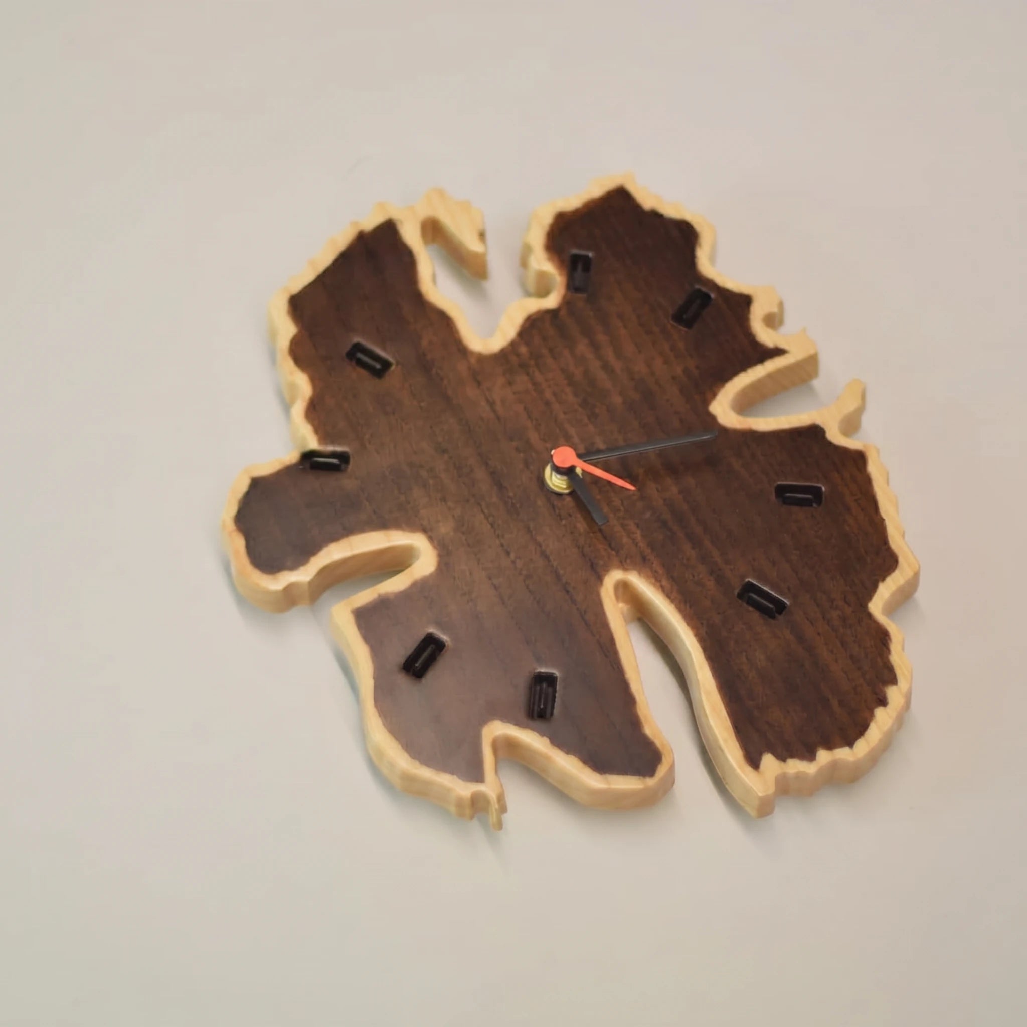 Organic Wall Clock (Walnut)