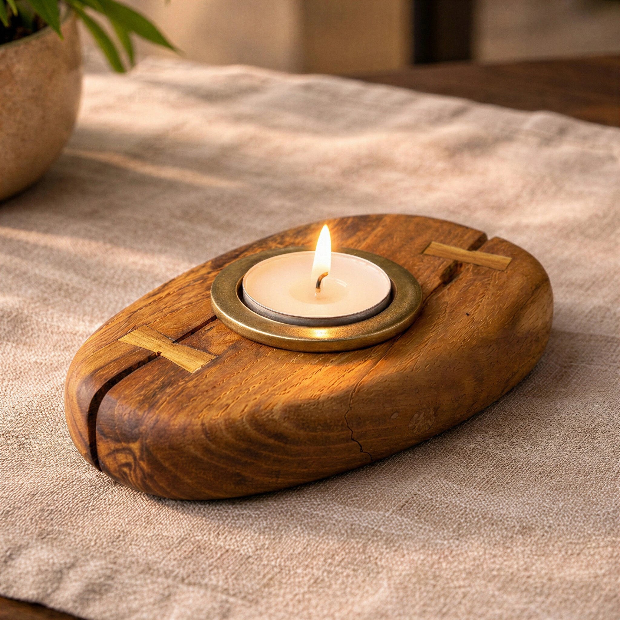 Pebble Candle Holder