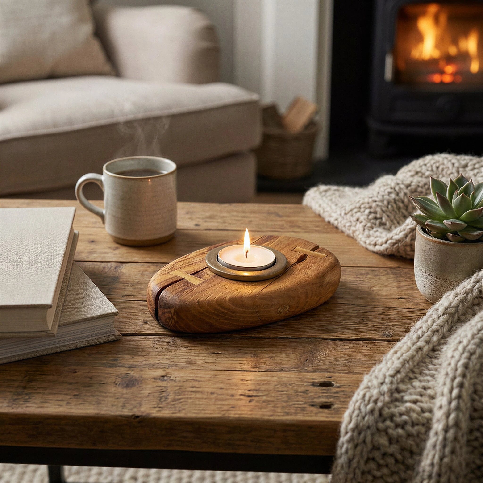Pebble Candle Holder