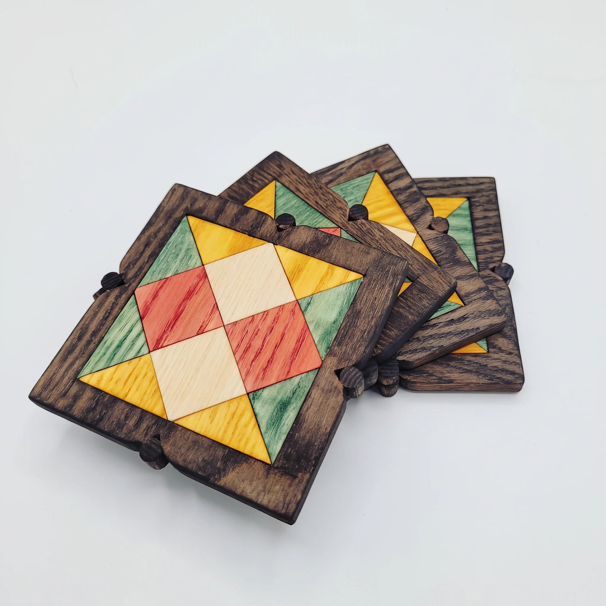 Sama Coaster Set | Glass Coasters