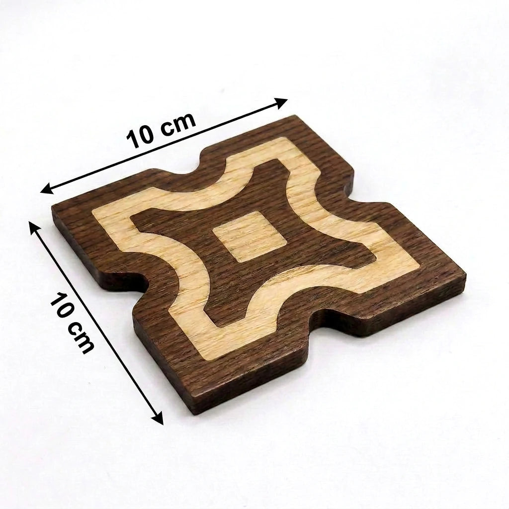Tessera Wooden Coaster Set
